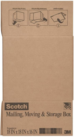 Box Shipping Folded 18x18x16in