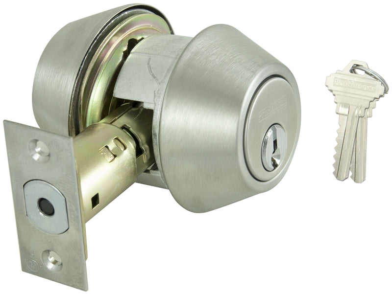 Deadbolt Dbl Cyl Grade 2 Satin