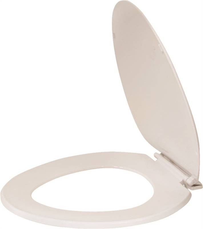 Toilet Seat Elong Plastic Wht