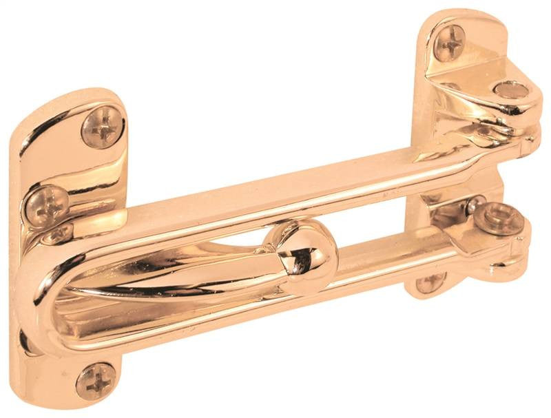 Door Guard Swing Bar Brass