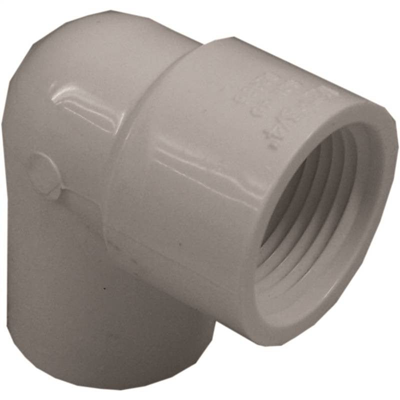 Elbow 90 Deg Pvc 1-2s X 3-4f