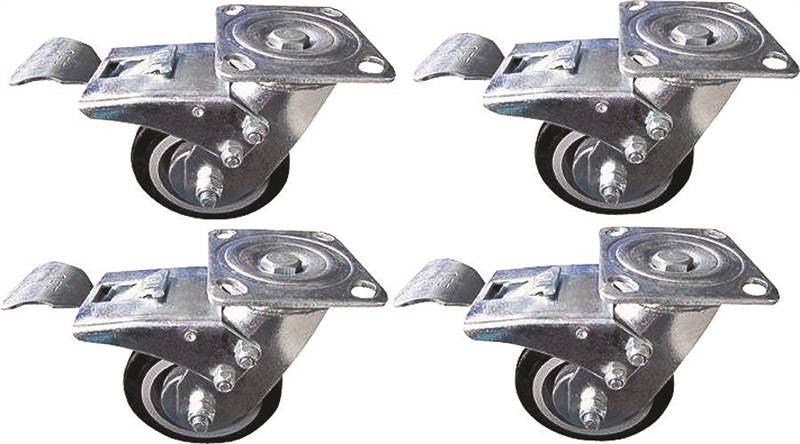 Casters Four Pc Set Vulcan 5in