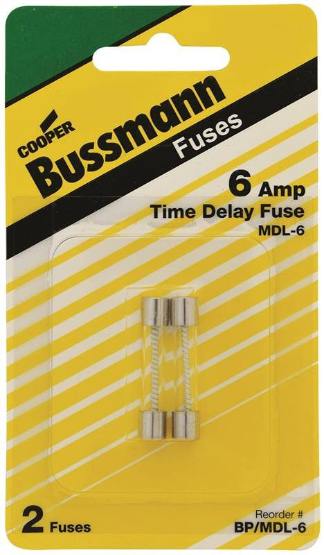 Fuse Glass Time Delay 6 Amp