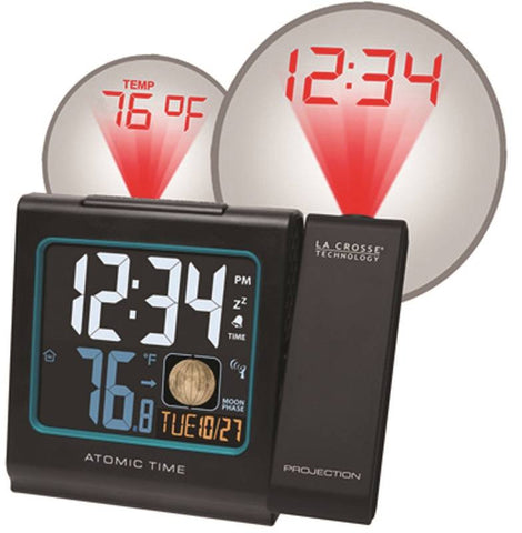 Clock Alarm Atomic W-temp-date