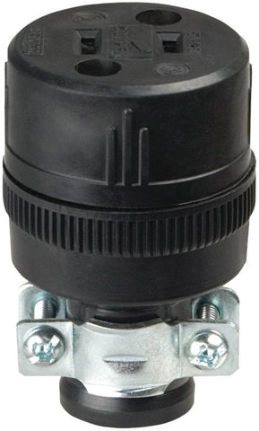 Connector W-clamp Black