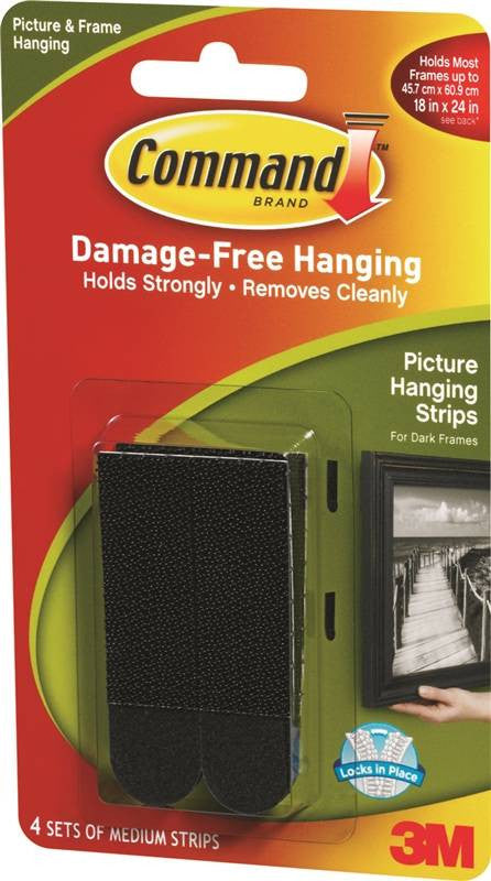 Hanger Strip Picture-frame Blk