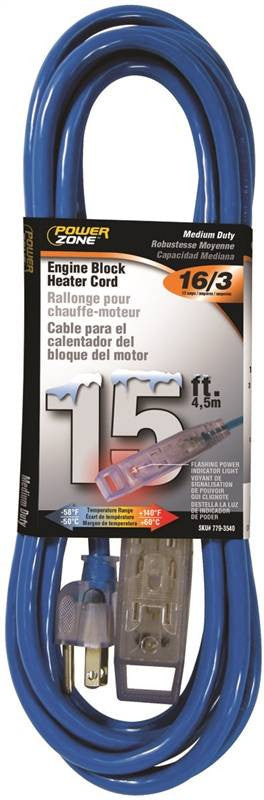 Engine Block Heater Cord  15ft