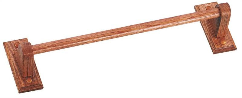 Towel Bar Light Oak 18in