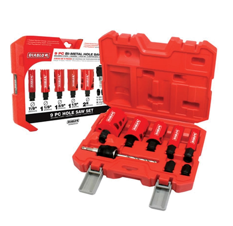 Holesaw Set 9pc Bim Gp