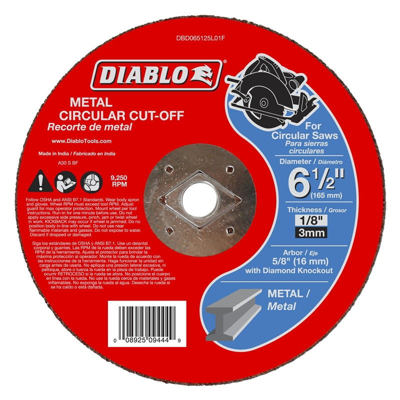 Cutoff Disc Metal 6-1-2 In