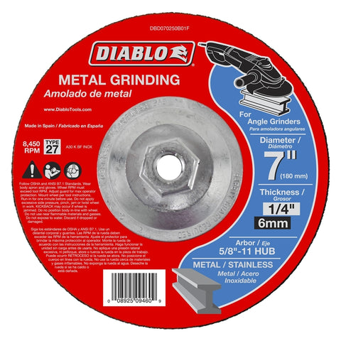 Grinding Disc Metal 7 In
