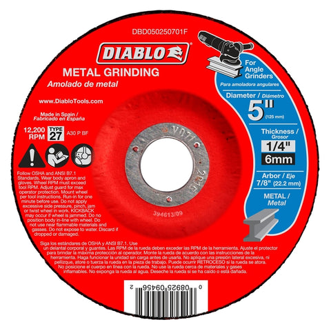 Grinding Disc Metal Dc 5 In