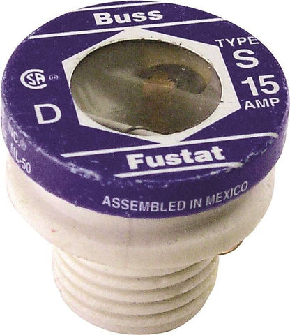 Fuse Plug S Dly Reject Bs 15a