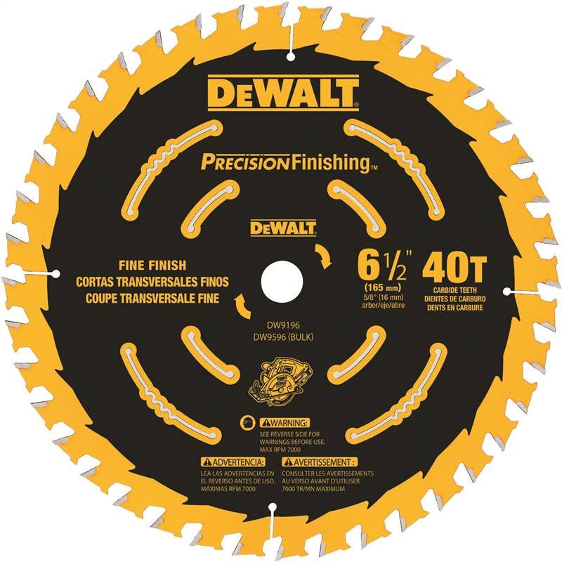 Circ Saw Blade 6-1-2 40t