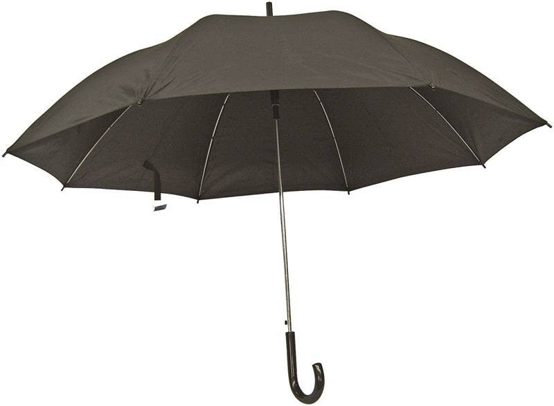 Umbrella Rain 27in Blk Deluxe