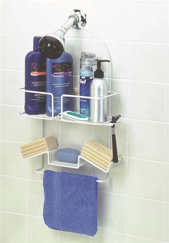 Shower Caddy Vinyl Coat White