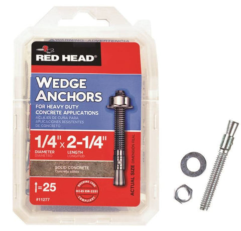 Anchor Wedge 1-4x2-1-4in 25pk