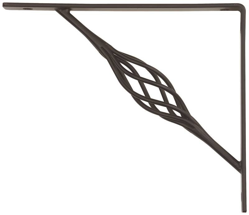 Bracket Shelf Dec 7x8in Black