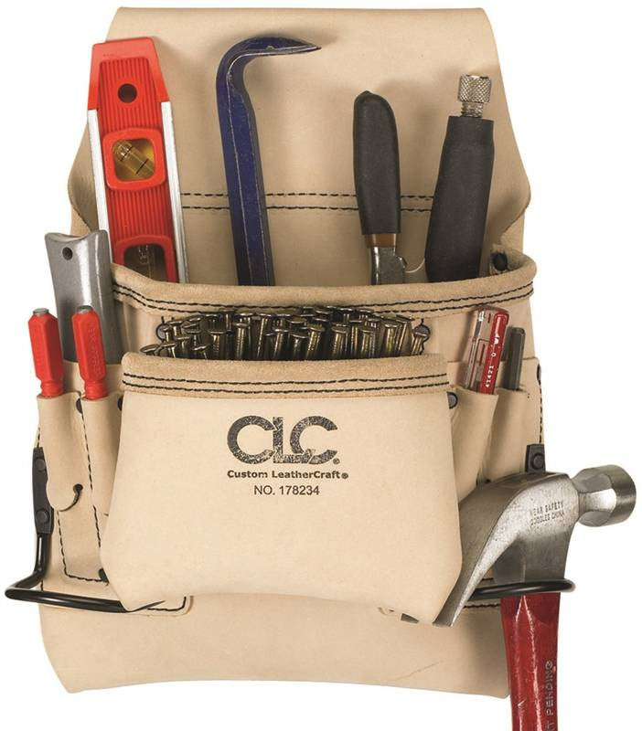 Nail-tool Bag 8pkt Crptr Lthr