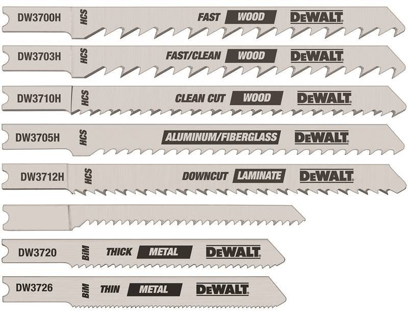 8pc Hispeed Jigsaw Blade Set