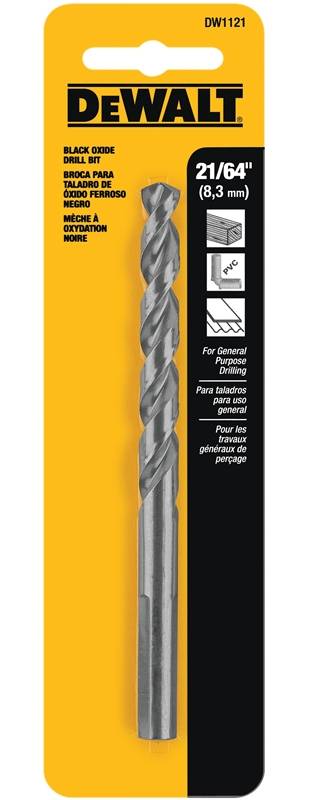 Drill Bit Black Oxide 21-64 In