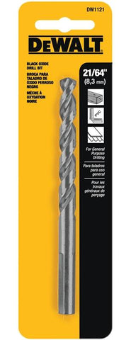 Drill Bit Black Oxide 21-64 In