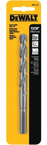 Drill Bit Black Oxide 13-32 In