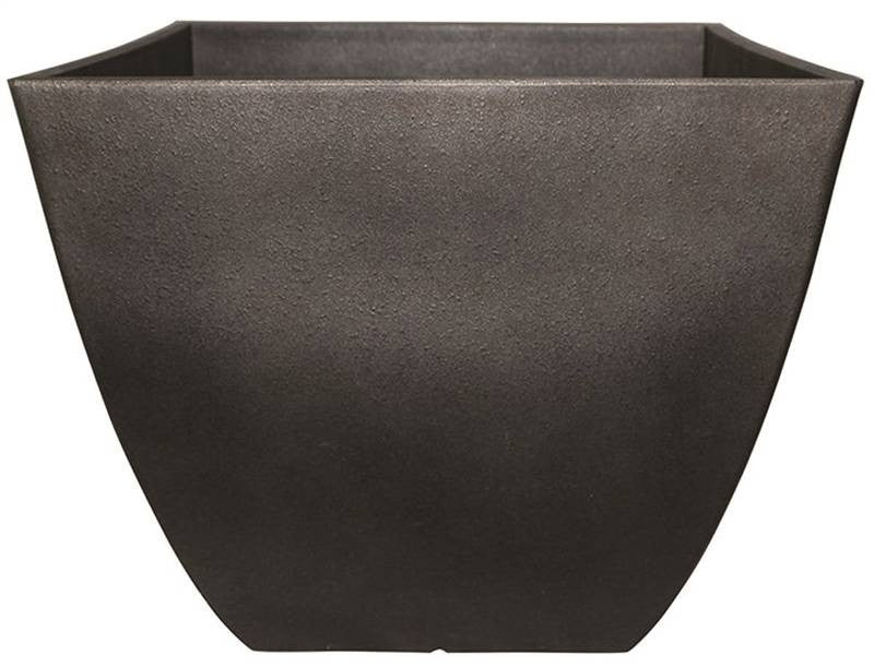 Square Planter 10.5 In Coffee