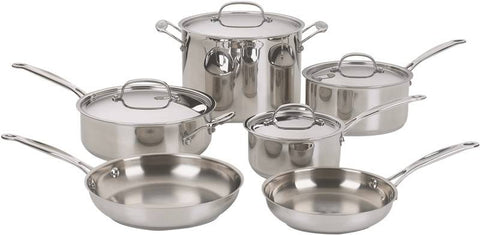 Cookware 10pc Stainless Steel