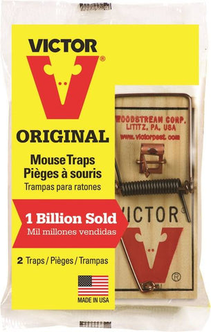 Trap Mouse Wooden 2-pk