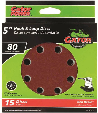 5in 80grit 8hole Hk-loop 15pk