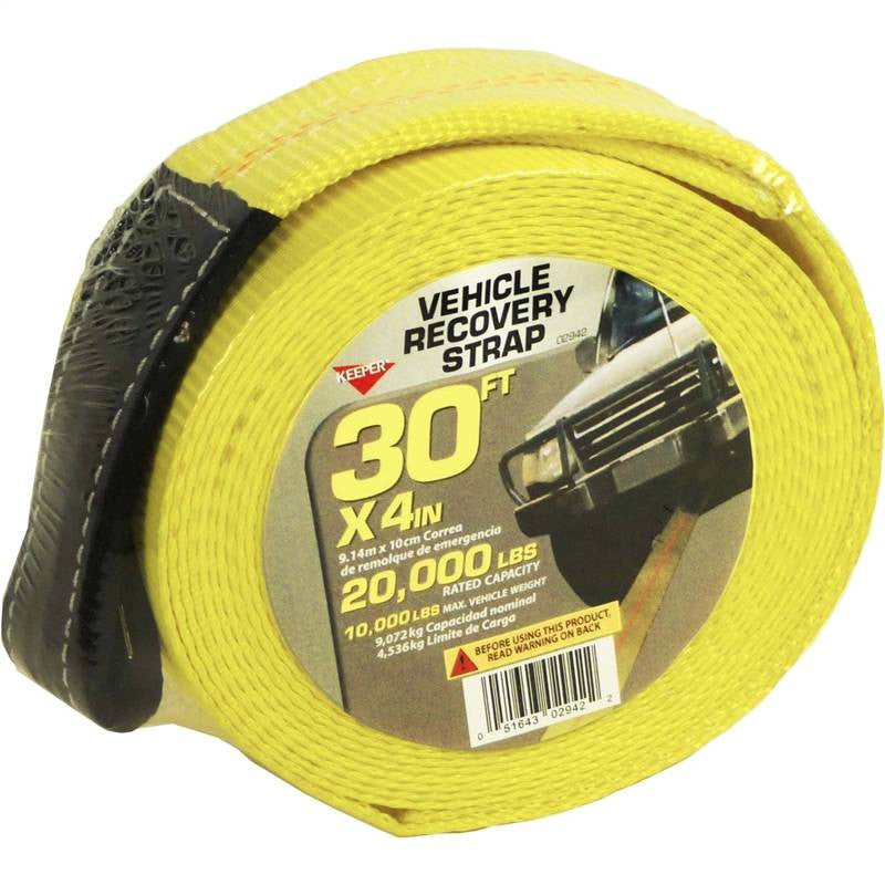 Hvy Duty Recovery Strap 30'x4i