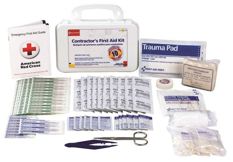 Kit First Aid 96pc Contractor