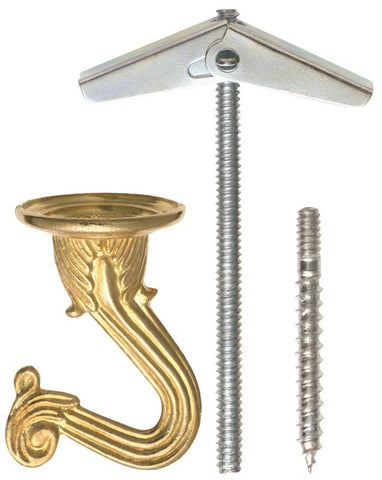 Hook Swag 2pc Brass Plated