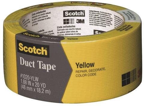 Tape Duct Yellow 1.88inx20yd