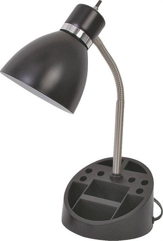 Lamp Desk Flex 17.25in A19 Blk