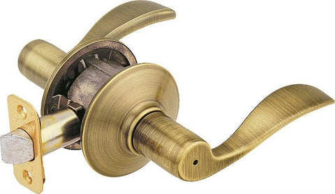 Accent Privacy Lever Ant Brass