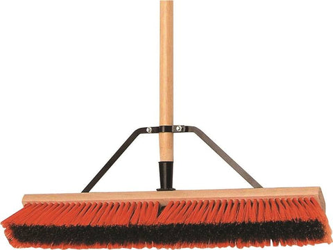 Push Broom W-brace 24in Medium