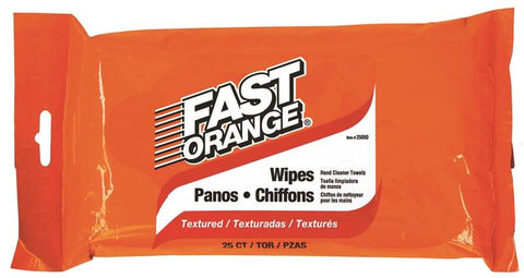 25ct Fast Orange Hand Wipes