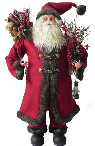 Standing Santa 36in Old World