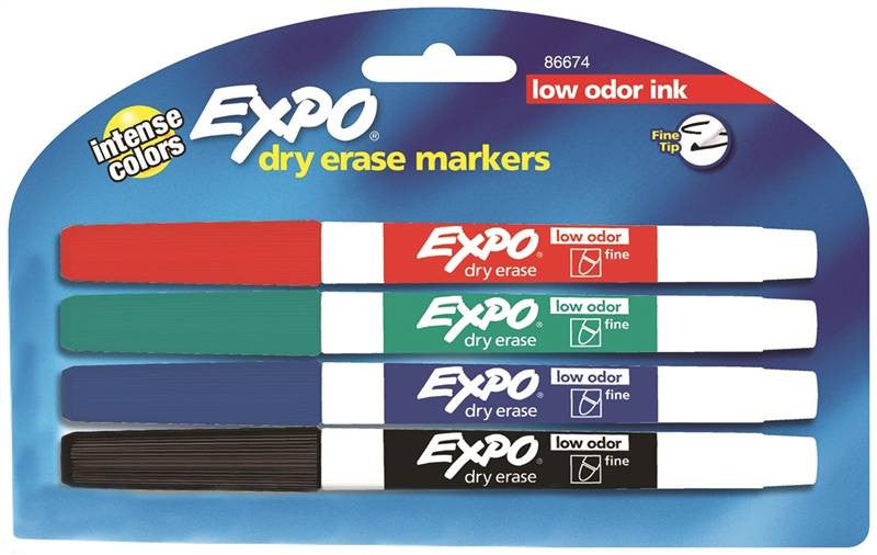 Marker Dry Erase Fine Low Odor