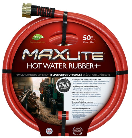 Hose Rubber Hot Water 5-8x50ft