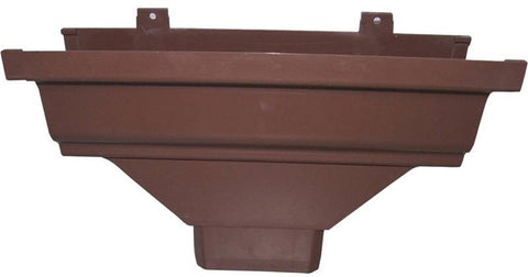 Gutter Drop Outlet 3x4in Brown