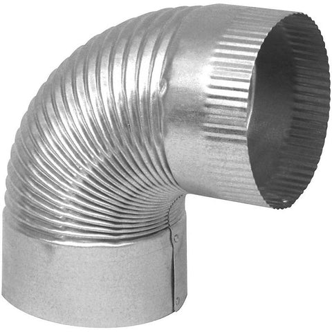 Elbow Pipe 90deg 28ga 5in Glv