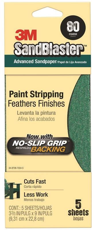 Sandpaper Painter 3-2-3x9in 80