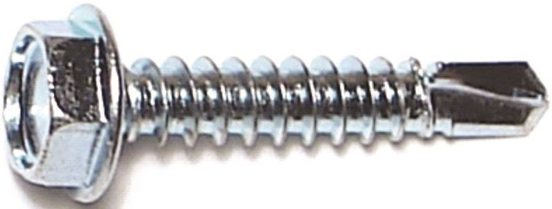 Screw Sht Mtl Zn Hex 10x1