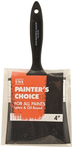 Brush Paint Blk Polyester 4in