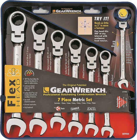 Wrench Gear Set 7pc Met Flex
