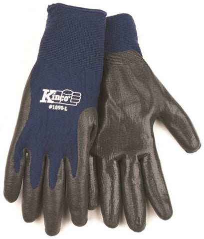 Gloves Nitrile Gry -knit L