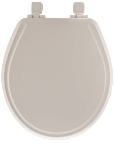 Toilet Seat Rnd Wood White